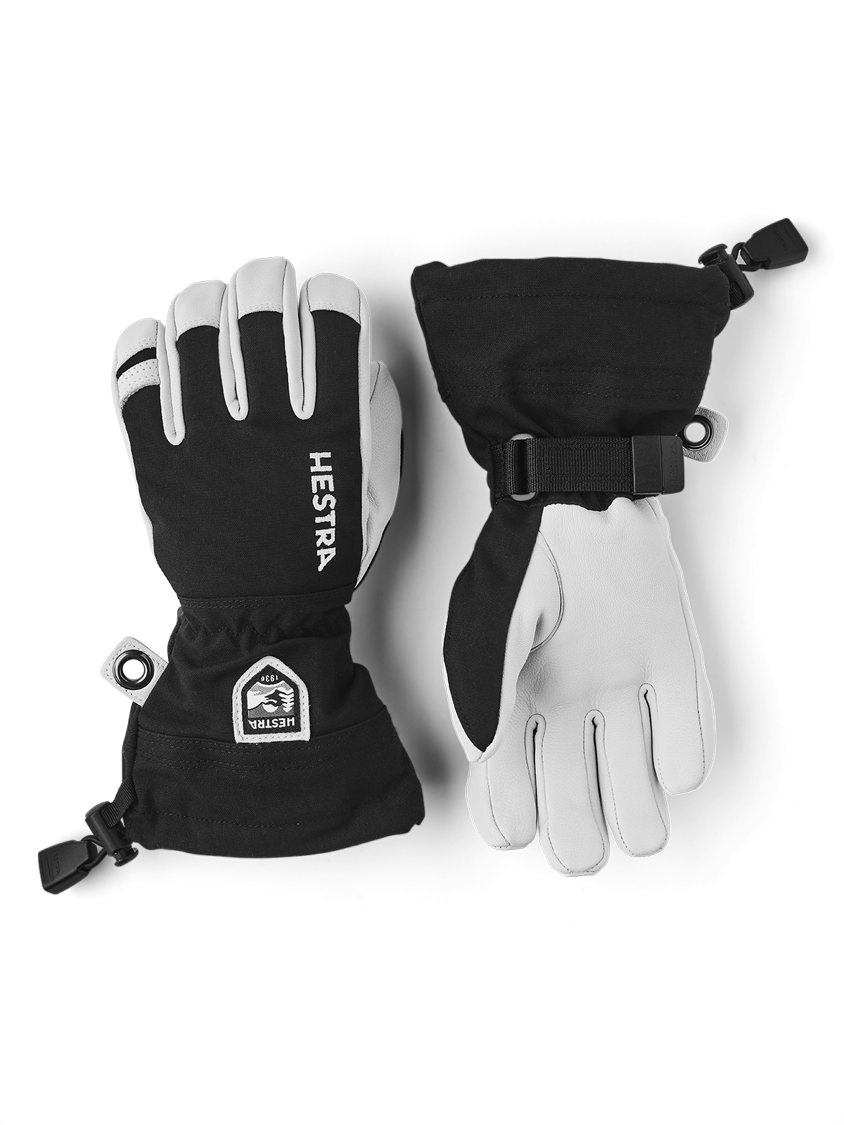 Army Leather Heli Ski Jr. 5-Finger  - Hestra Army Leather Heli Ski Jr. 5-Finger  - Hestra