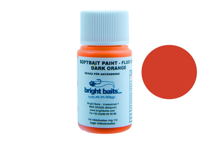 Bright Baits Softbait Paint Fluo UV Orange
